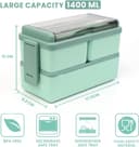 Bento Lunch Box with Cutlery for Kids & Adults - View 4